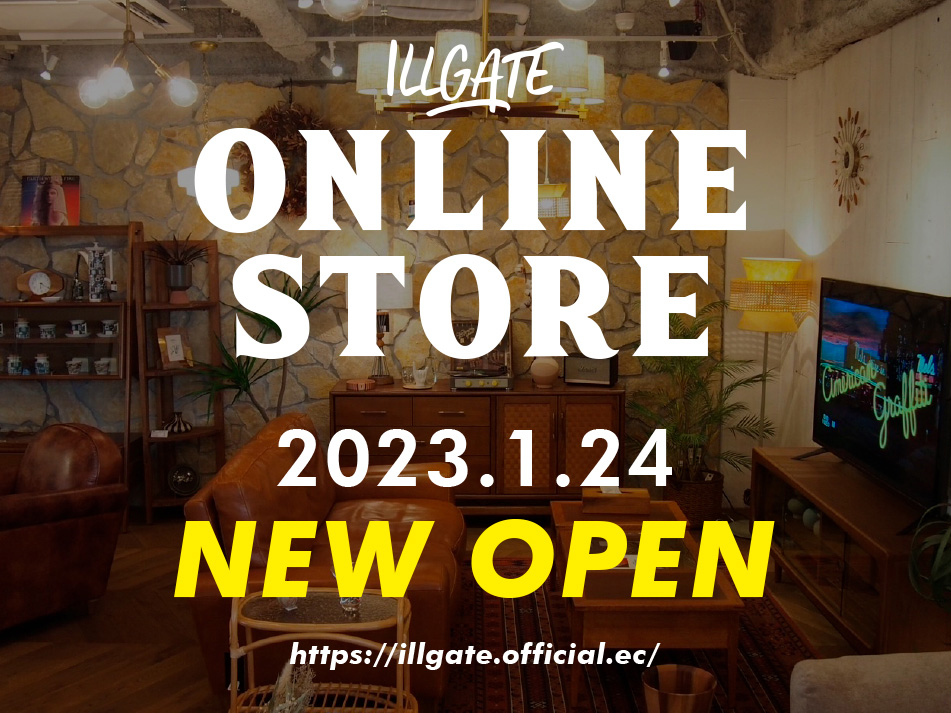 ILLGATEオンラインショップがオープンしました！